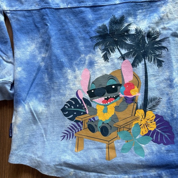 Disneyland Spirit Jersey Shirt Womens XS Stitch Disneyland Resort Tie Dye - Picture 7 of 8